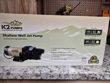 K2 Pumps Shallow Well Jet Pump 1/2 Hp Lead Free Cast Iron 115/230V