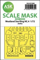 Westland Sea King HC.4 One-Sided Express Fit Mask For Airfix / 1:72