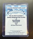 USED 2026 Topps Chrome Kevin McGonigle Teal Refractor rc auto #/299 redemption