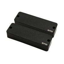 EMG E5W Slim Soapbar 5-String Bass Pickup Set, Black