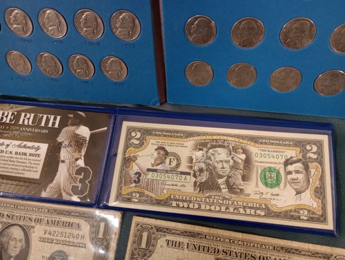 Huge Coin & Currency Lot .Gold, Silver,Barber, Errors,Wheat,OBW Rolls, Franklin - Picture 5 of 24