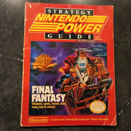 Official Nintendo Power Final Fantasy  Strategy Guide - Volume 17 - 1990 READ
