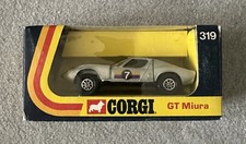 Vintage Corgi Toys 319 Lamborghini P400 GT Miura diecast model