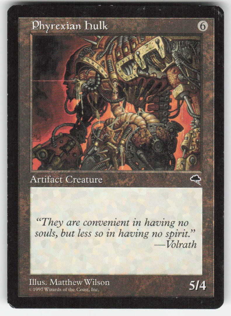 1997 Phyrexian Hulk Tempest 302 MTG