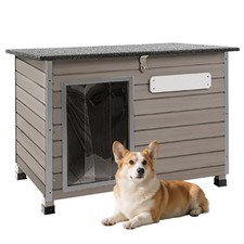Easy Assemble Openable Roof Iron Frame Dog Kennel Anti Chewing Small Medium Dogs