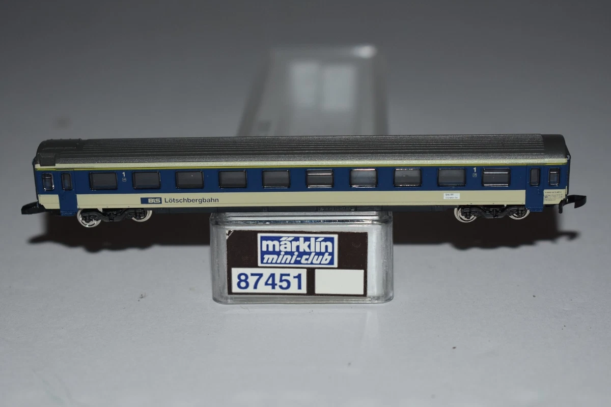 Marklin Mini Club 8771 – Voiture Voyageurs ICE DB – Échelle Z 1:220
