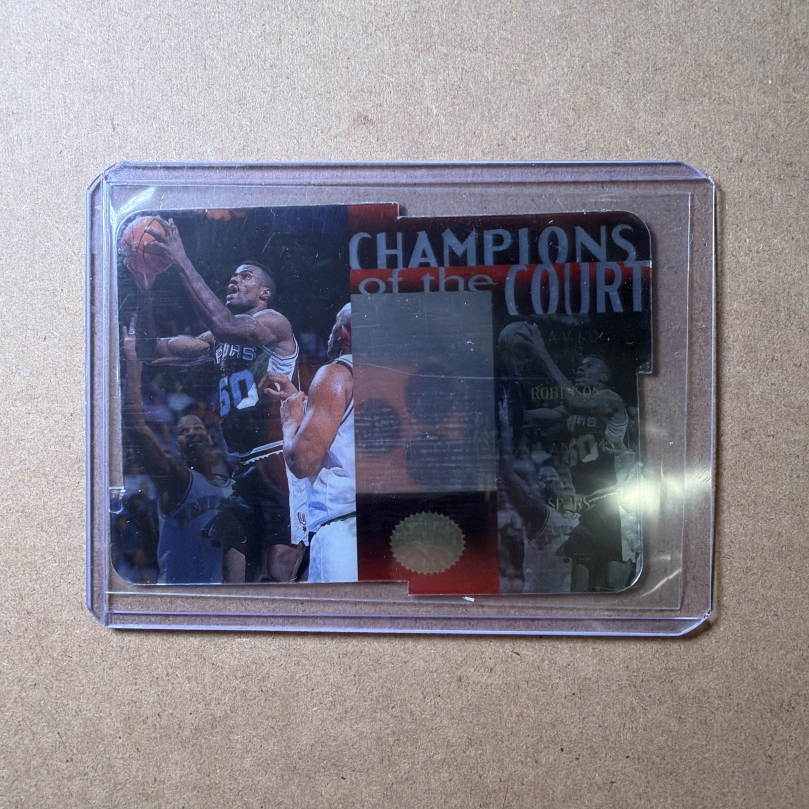1995-96 SP - Champions of the Court David Robinson #C24 Die-Cut