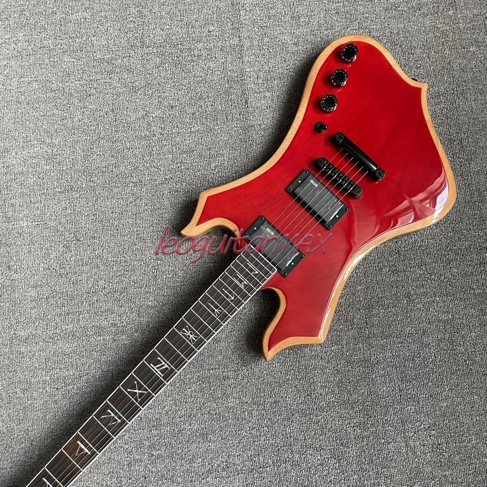 Wylde Audio Nomad Cocobolo Red Electric Guitar Sapele Body HH Pickups Black Part - Image 3 of 4