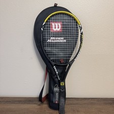 Wilson Hyper Hammer 6.3 Oversize 110 Tennis Racket 4 5/8 Grip With Carrying Case
