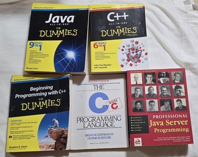 JAVA and C++ Programming Books Job Lot bargain 