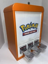 $1 Vend Orange 3 Column Sticker Tattoo Pokemon Card Vending Machine Sports Cards