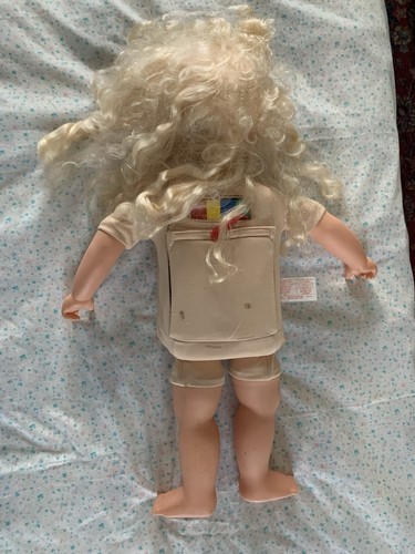 Vintage 1986 Cricket Doll Playmates Toys 25” UNTESTED AS IS - Picture 7 of 12