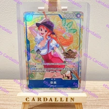 One Piece Chinese Card Game 2025 Exclusive 3rd Anniversary Nami OP11-054 SR Alt
