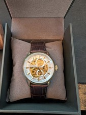 Bulova Sutton Automatic Skeleton Dial Gold Ca...