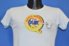 vintage 80s NESTLE RUNNERS ARE QUIK 1982 CORPORATE CHALLENGE RUN t-shirt SMALL S