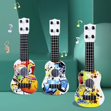 Children Ukulele Musical Toys 4 Strings Small Guitar Montessori Education Toy