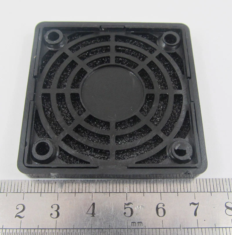 1pcs Black Dustproof Dust Fan Filter for DC PC Fan L 50mm 5cm New - Image 2 of 2