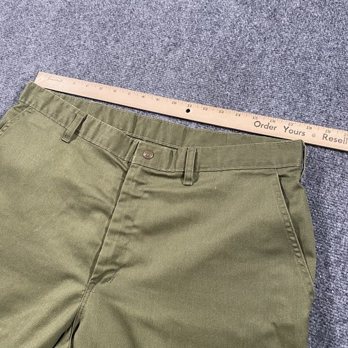 Vintage 80s BSA Boy Scouts of America Faded Green Pants Mens 38x31 Union Made - Picture 6 of 11