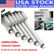 1000N Linear Actuator Heavy Duty 12V DC 14mm/s for Auto Medical Lift Door Opener