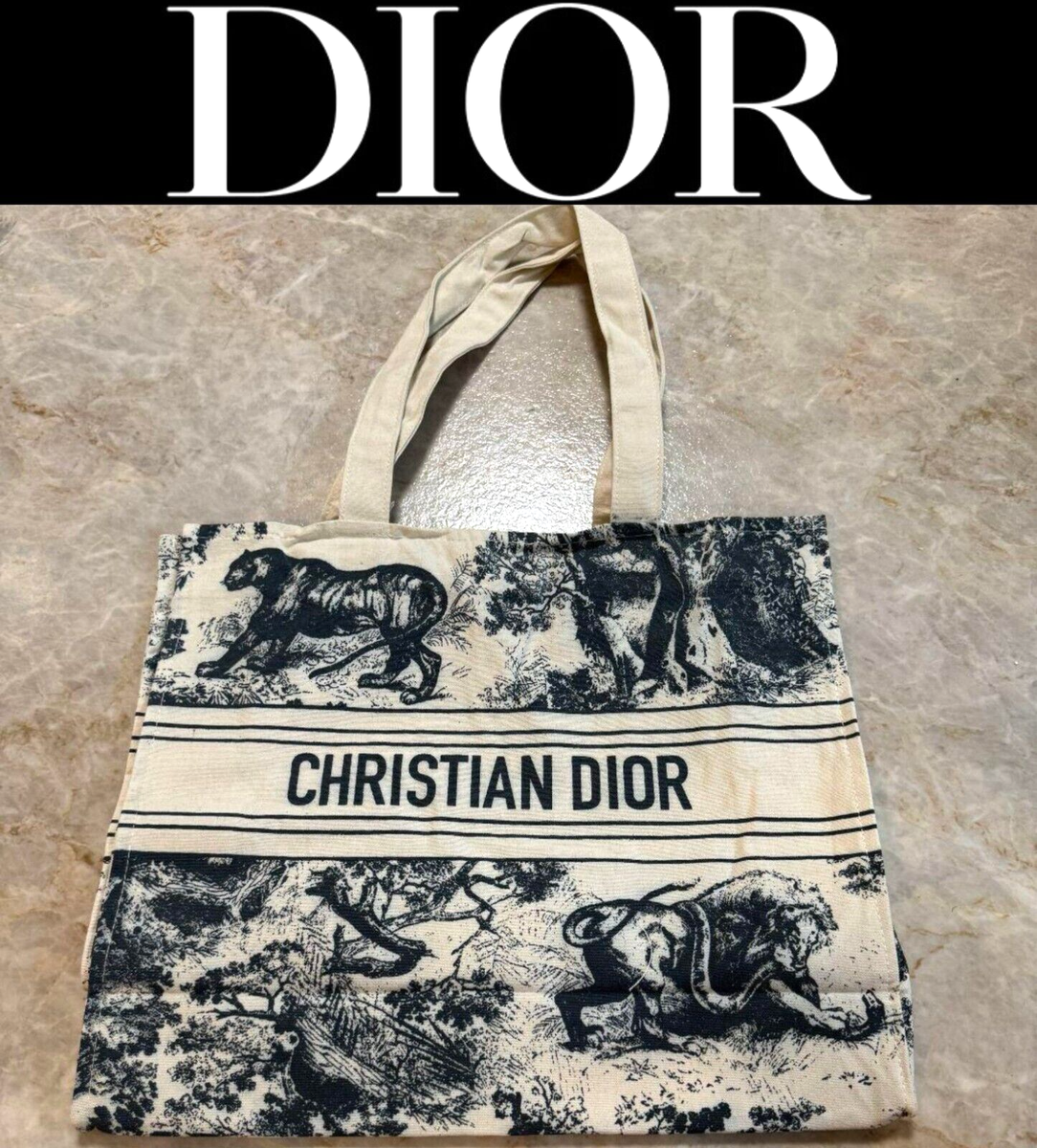 Christian Dior Wardujuy Tote Bag Blue White DIORIVIERA VIP Limited