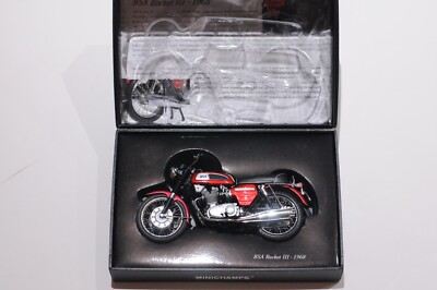 MINICHAMPS 1968 BSA ROCKET III RED IN SCALE 1:12 122130100