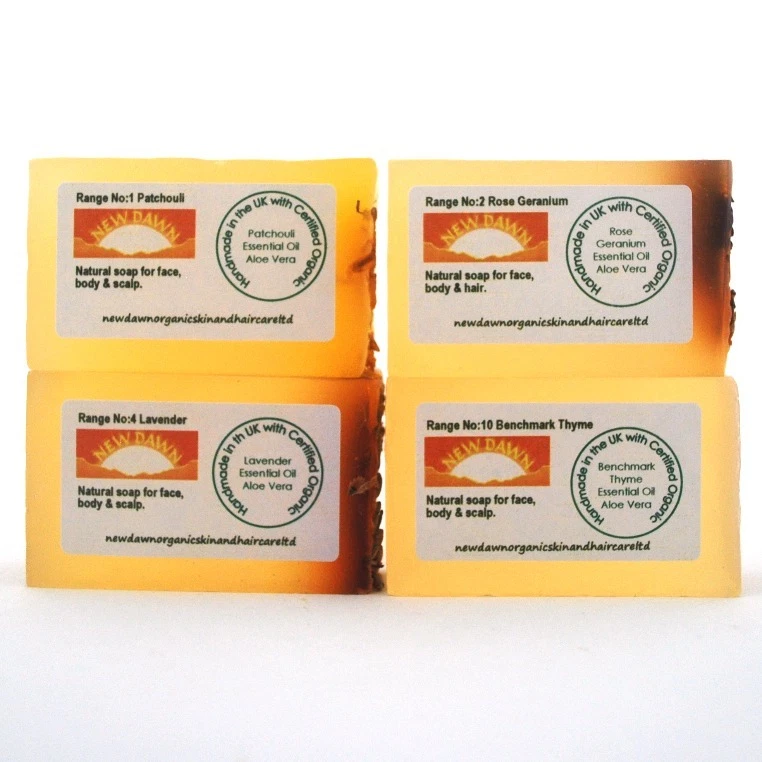 NEW DAWN EKZEM & PSORIASIS Relief - Bio-Seifenprobenpackung für juckende und rote Hautpflege