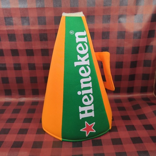 HTF Heineken Beer Holland Megaphone Green & Orange Advertisement Great Shape! - 第 1/12 張圖片