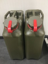 Lot 2 Brand New Scepter Genuine 5 Gallon 20 L Olive Drab Military Fuel Can Mfc