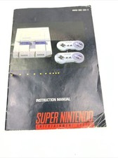 Super Nintendo Instruction Manual Only