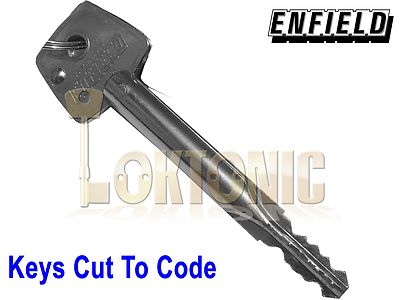 Enfield D613 Garagentorschlossschrauben extra geschnittene Schlüssel zum Codeieren lang oder kurz