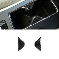 2pcs For Honda Accord 2013-17 Carbon Fiber Interior Water Cup Holder Cover Trim 2pcs For Honda Accord 2013-17 Carbon Fiber Interior Water Cup Holder Cover Trim