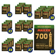 Maxxis Welter Weight 700x23-32C 48mm Bike Inner Tube Presta FV