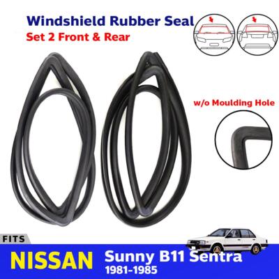 Weatherstrip Rubber F+R w/o Moulding Fits Nissan Sentra Sunny B11 1981-85 P07