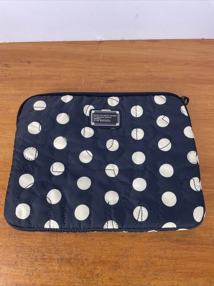 Marc By Marc Jacobs Standard Supply Black With Polka Dots Computer Sleeve |  eBay