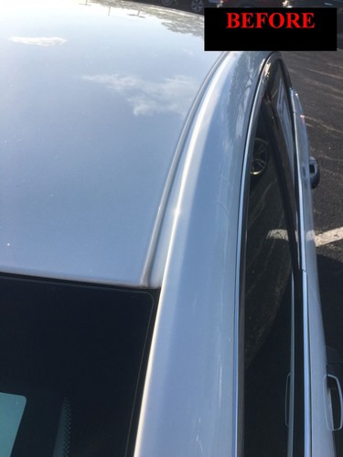 BLACK ROOF TOP TRIM MOLDING 2PC FOR 2017 2018 2019 2020 2022 2023 TOYOTA TACOMA - Picture 3 of 7