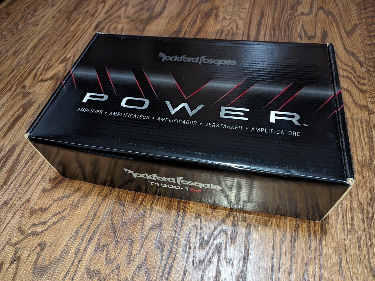Rockford Fosgate T1500-1bdCP 1500W Mono Channel Power Rockford Fosgate T1500-1bdCP 1500W Mono Channel Power