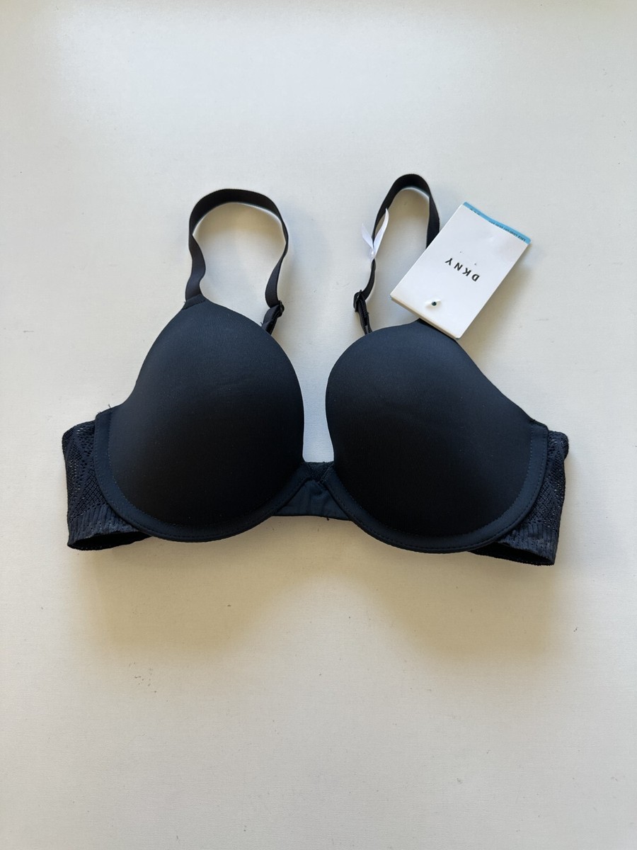 NWT! DKNY Women's Sz 30C Lace Comfort Demi T-Shirt Underwire Bra