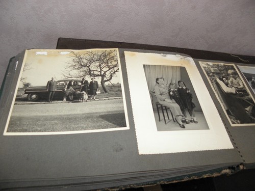 Antique photo album real photographs french Exhibition child portrait old vtg - Picture 10 of 12