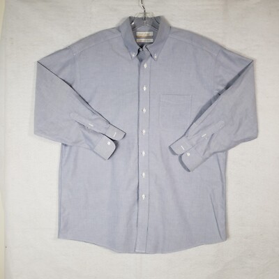 Roundtree Yorke Gold Label Mens Dress Shirt XL XLarge 16.5 Oxford Long Sleeve | eBay Roundtree Yorke Gold Label Mens Dress Shirt XL XLarge 16.5 Oxford Long Sleeve | eBay