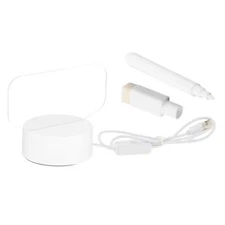 Message Board Lamp with Pen Dry Erase Board Night Light for Office 