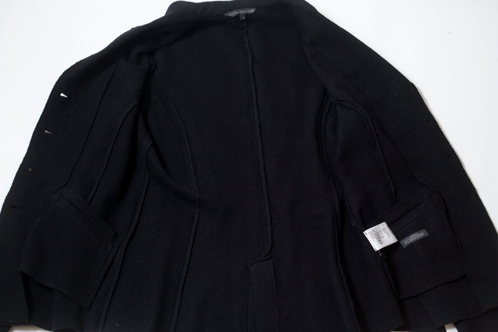 Elemente Clemente Wool Button Jacket Coat Size 3 - image 10