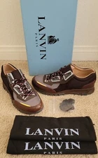 BNIB Auth Lanvin Sporty Mesh Running Sneakers Shoes Sz: 40/7 Gorgeous 