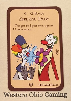 Munchkin Spritzing Daisy Card USED Steve Jackson Games SJG
