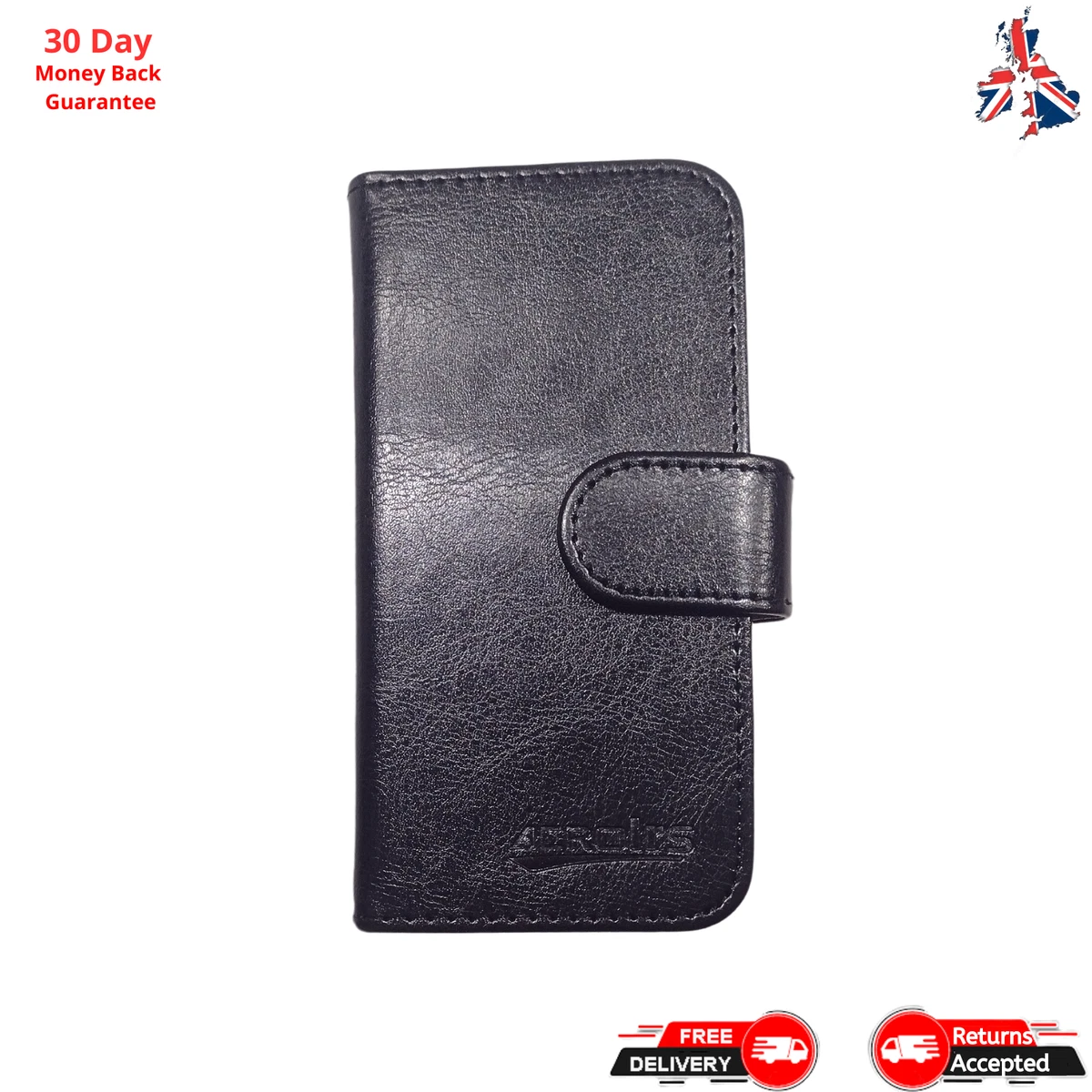 Housse Flip 360° Pour Cubot X19 – Étui Rabat Avec Protection Pare-chocs, Noir