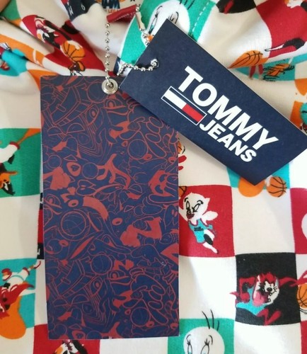 Men's Hilfiger Space Jam Legacy x Tommy Looney Tunes Sweater Hoodie Rare Size XL - Picture 3 of 12