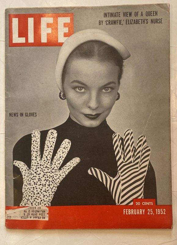 Life Magazine February 25, 1952, King George Funeral, Queen Elizabeth by Crawfie