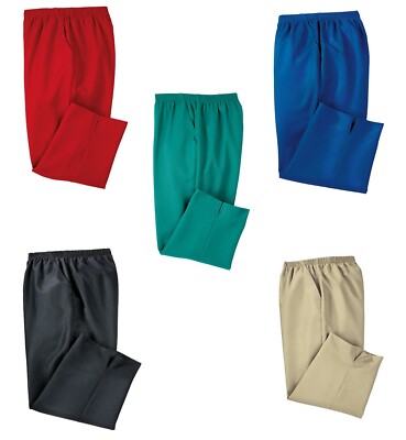 New Womens Salon Studio Gabardine Capri Cropped Pants Pull On 