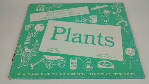 Vintage 1960er Poster Set 12 Instructor Primary Science Concept Charts Pflanzen - Bild 10 von 12