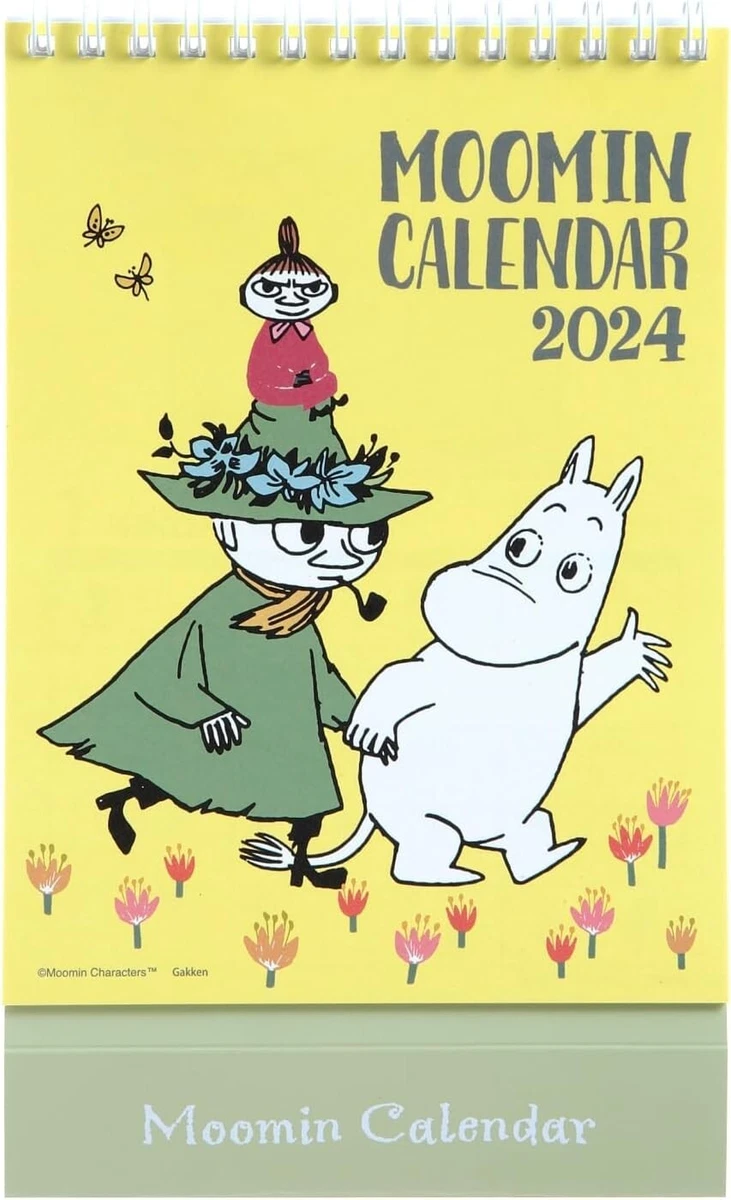 2024 DeskTop Calendar Moomin Original Picture M09524 from Japan | eBay