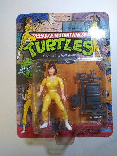 TMNT APRIL O`NEIL Playmates 1988 Action Figure Blu...